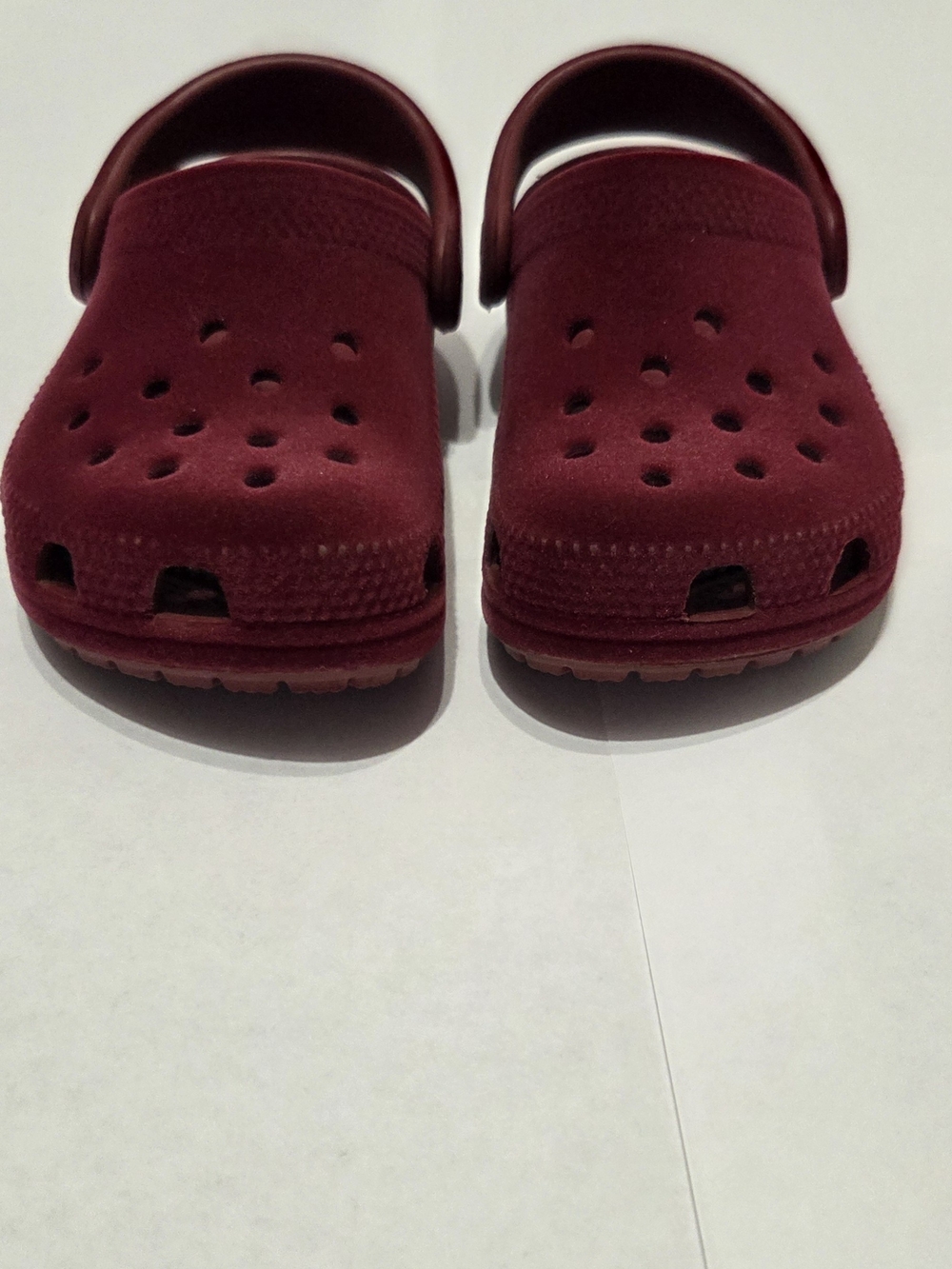 CROCS Kids Classic Clog in Burgundy
